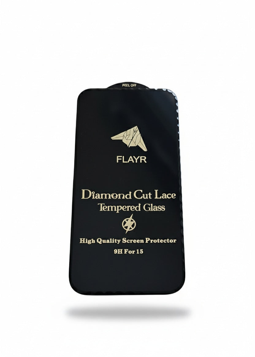 Diamond cut Tempared for iPhone 15/16