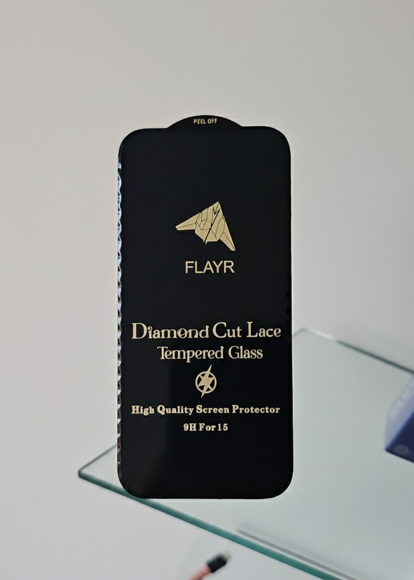 Diamond cut Tempared for iPhone 15/16