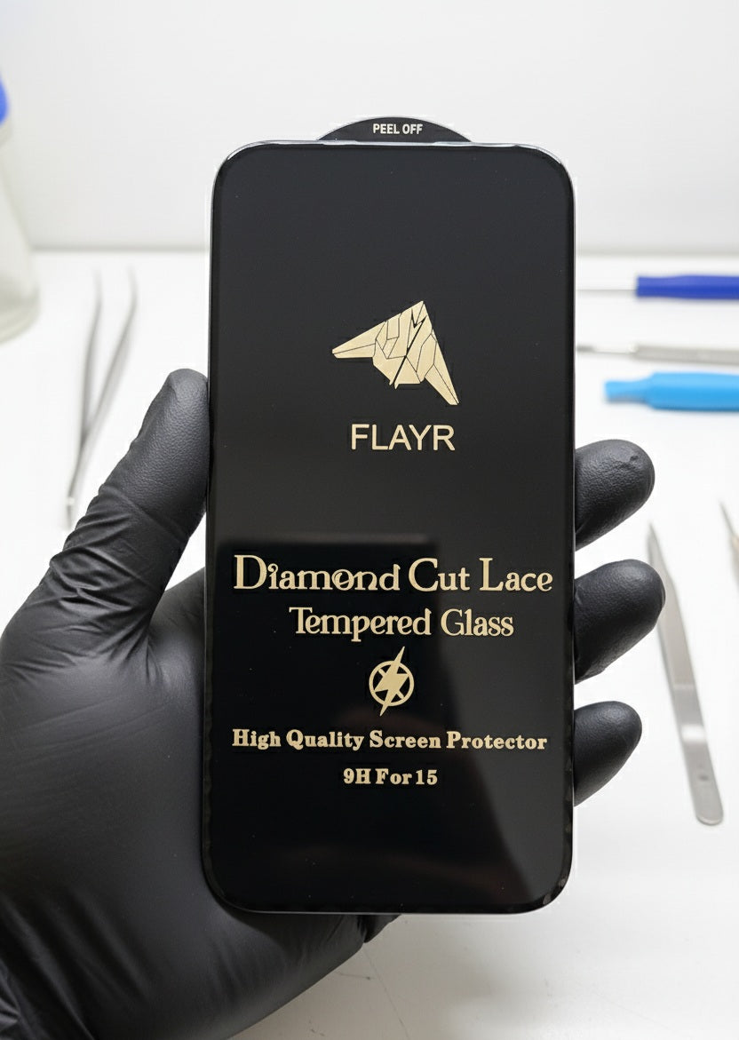 Diamond cut Tempared for iPhone 15/16